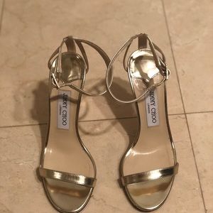 Jimmy choo Daisy 100 In Champagne size 36 1/2